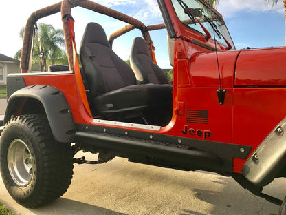 Barricade Rocker Guards with Step (87-95 Jeep Wrangler YJ)