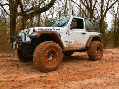 Barricade Trail Force HD Front Bumper with 9,500 lb. Winch (07-18 Jeep Wrangler JK)