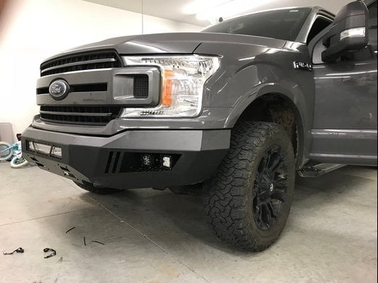 Barricade Extreme HD Front Bumper with LED Light Bar, Fog and Spot Lights (18-20 F-150, Excluding Raptor)
