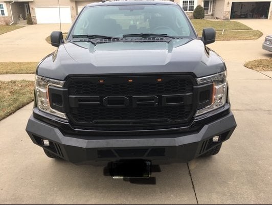 Barricade Extreme HD Front Bumper with LED Fog Lights (18-20 F-150, Excluding Raptor)