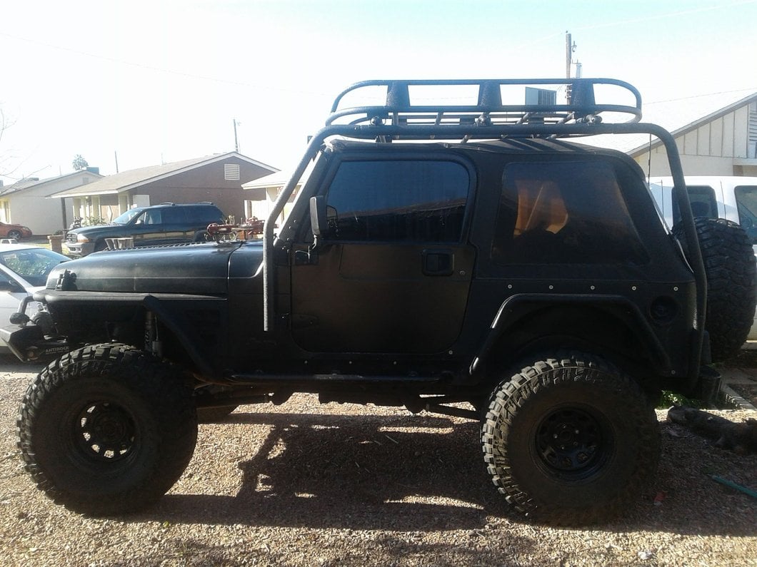 Barricade Roof Rack Basket; Textured Black (Universal; Some Adaptation May Be Required)