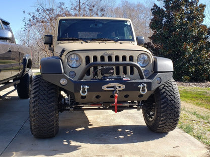 Barricade Trail Force HD Full Width Front Bumper (07-18 Jeep Wrangler JK)