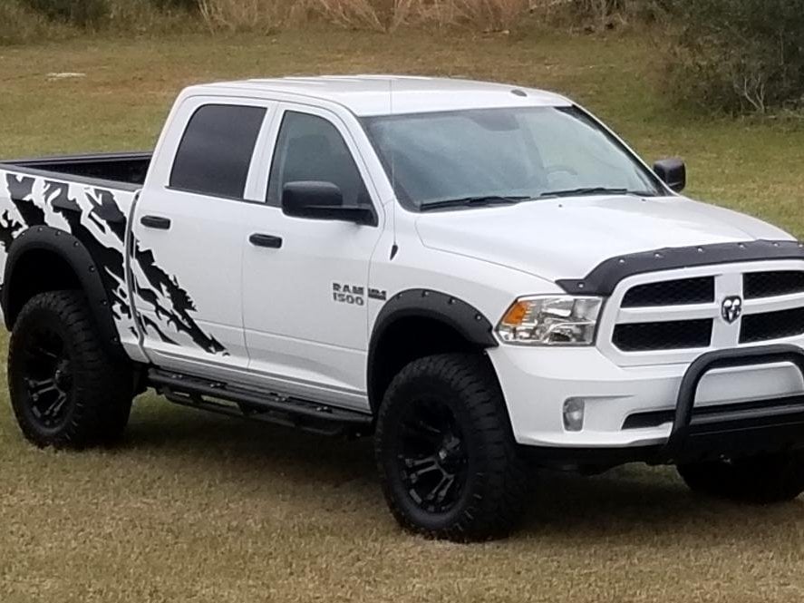 Barricade 3.50-Inch Oval Bull Bar with Skid Plate; Black (09-18 RAM 1500, Excluding Rebel)