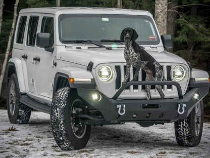 Barricade Extreme HD Full Width Front Bumper with LED Fog Lights (18-25 Jeep Wrangler JL)