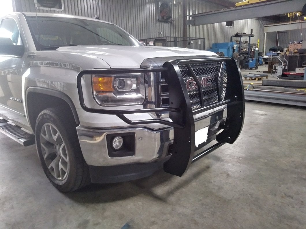 Barricade Extreme HD Grille Guard; Black (14-18 Sierra 1500)