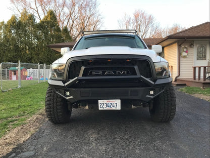 Barricade HD Off-Road Front Bumper with LED Fog Lights (13-18 RAM 1500, Excluding Rebel)
