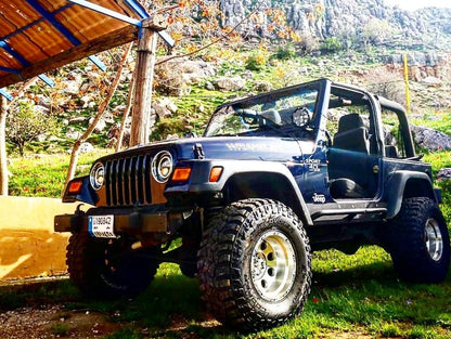 Barricade Rocker Guards with Steps (97-06 Jeep Wrangler TJ, Excluding Unlimited)