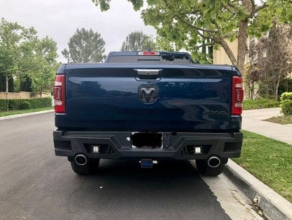 Barricade Extreme HD Rear Bumper with LED Fog Lights (19-25 RAM 1500)
