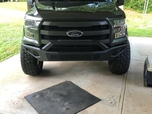 Barricade HD Off-Road Front Bumper with LED Fog Lights (15-17 F-150, Excluding Raptor)
