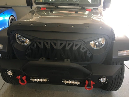 Barricade Trail Force HD Front Bumper with LED Lights and 9,500 lb. Winch (18-25 Jeep Wrangler JL)