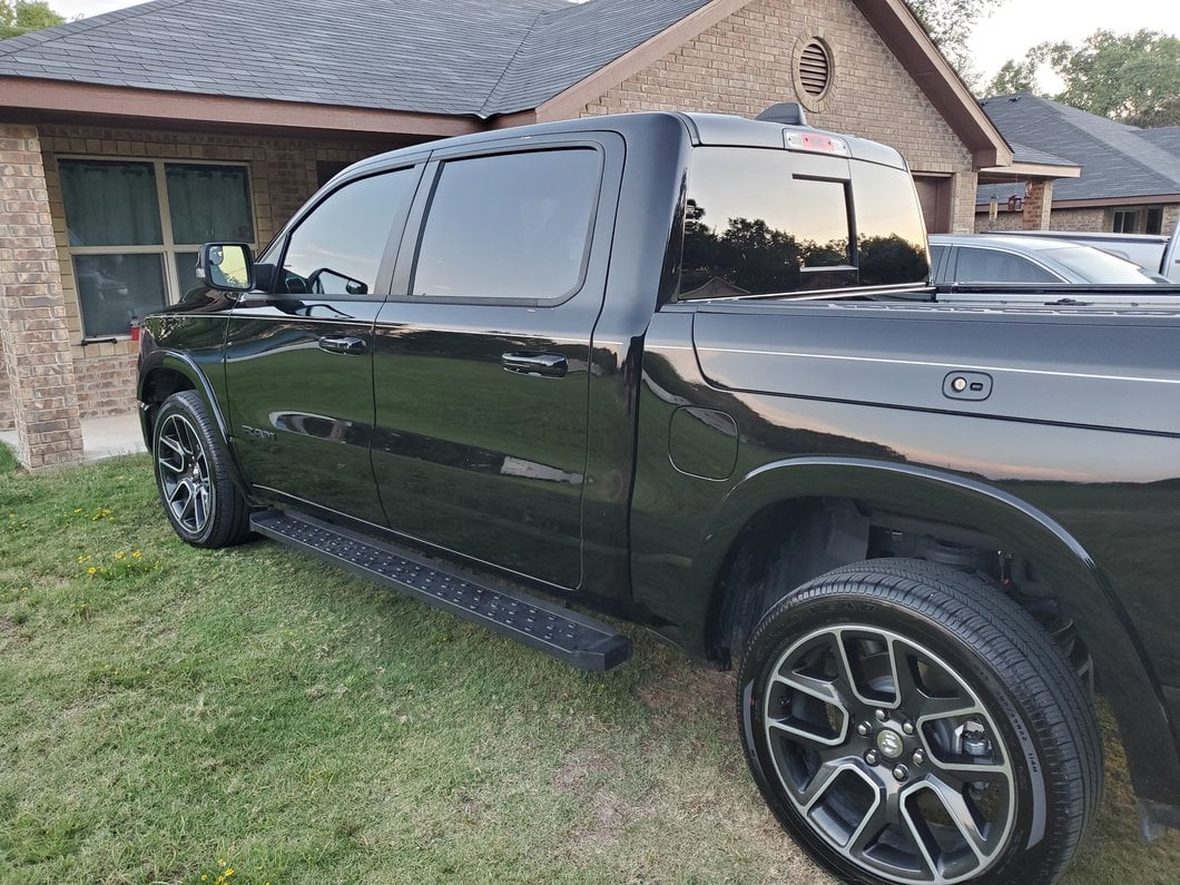 Barricade Rattler Running Boards; Black (09-18 RAM 1500)