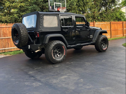 Barricade Trail Force HD Rear Bumper with Tire Carrier (07-18 Jeep Wrangler JK)