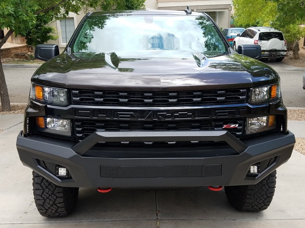 Barricade HD Off-Road Front Bumper with LED Fog Lights (19-21 Silverado 1500)