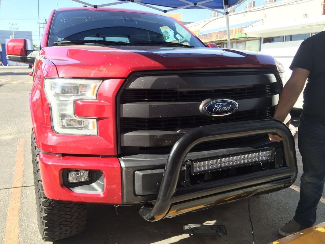 Barricade 3.50-Inch Bull Bar; Black (04-25 F-150, Excluding Raptor)