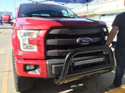 Barricade 3.50-Inch Bull Bar; Black (04-25 F-150, Excluding Raptor)