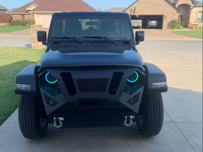 Barricade Apocalypse Grille Guard (18-25 Jeep Wrangler JL, Excluding 21-25 Rubicon)