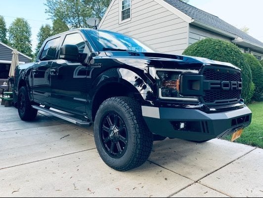 Barricade Extreme HD Front Bumper with LED Fog Lights (18-20 F-150, Excluding Raptor)