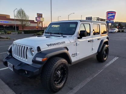 Barricade Rubi Rails; Textured Black (18-25 Jeep Wrangler JL 4-Door)