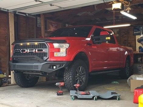 Barricade Over-Rider Hoop for Barricade HD Off-Road Front Bumper Only (15-17 F-150, Excluding Raptor)