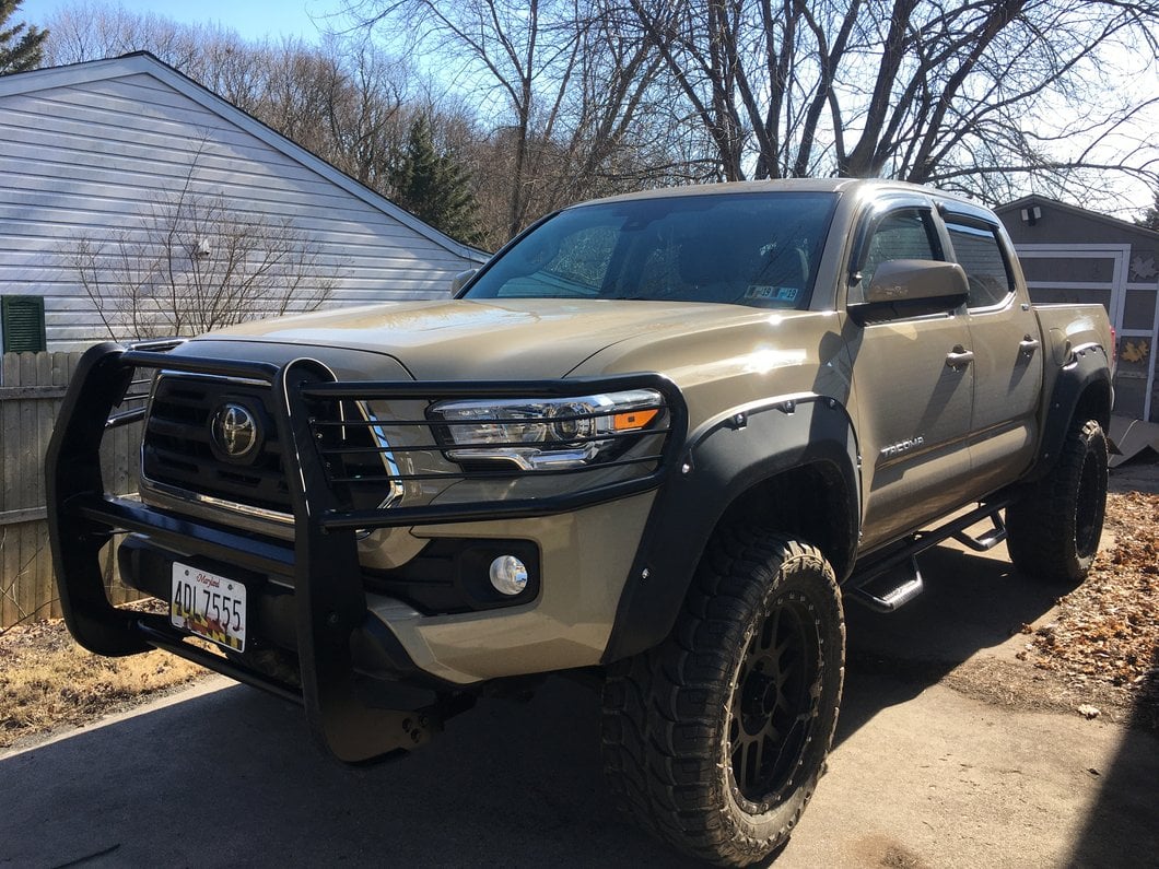 Barricade Brush Guard; Black (16-23 Tacoma)
