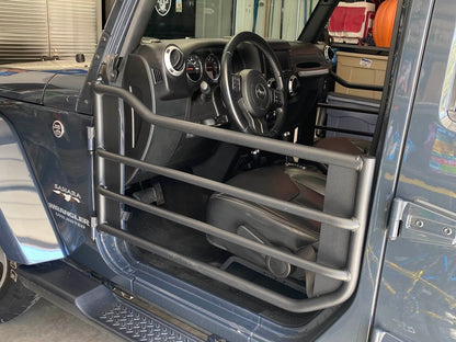 Barricade Tubular Adventure Doors; Front (07-18 Jeep Wrangler JK)
