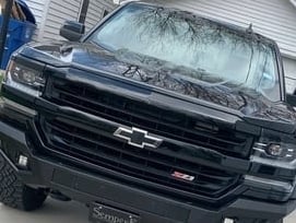 Barricade HD Off-Road Front Bumper with LED Fog Lights (16-18 Silverado 1500)