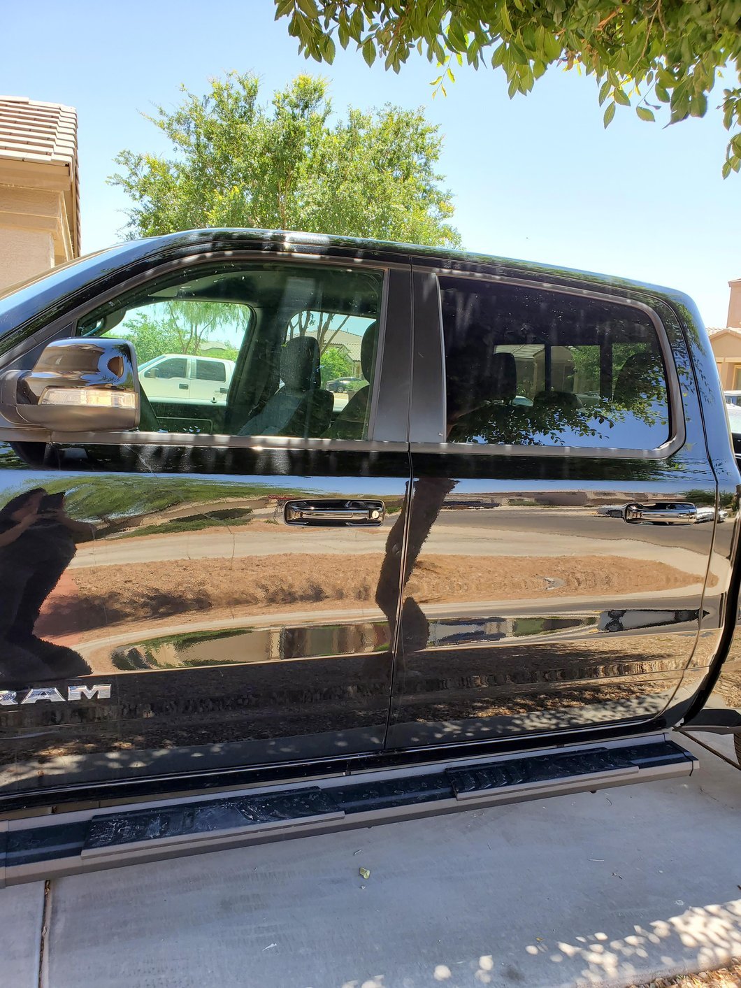 Barricade S6 Running Boards; Black (19-25 RAM 1500 Crew Cab)