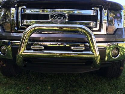Barricade 3.50-Inch Bull Bar; Stainless Steel (04-25 F-150, Excluding Raptor)