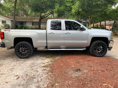 Barricade Pioneer Aluminum Running Boards (19-25 Silverado 1500 Double Cab)