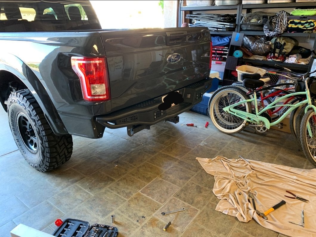 Barricade Pre-Runner Rear Bumper (15-20 F-150, Excluding Raptor)