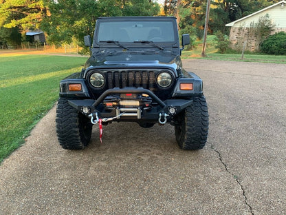Barricade Single Replacement LED Light for Barricade Trail Force HD Bumper; Round Light