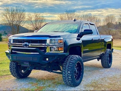 Barricade HD Off-Road Front Bumper with LED Lighting (14-15 Silverado 1500)