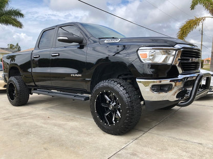 Barricade S6 Running Boards; Black (19-25 RAM 1500 Quad Cab)