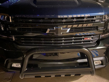 Barricade 3-Inch Bull Bar; Black (19-25 Silverado 1500, Excluding ZR2)