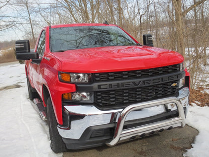 Barricade 3-Inch Bull Bar; Stainless Steel (19-25 Silverado 1500, Excluding ZR2)