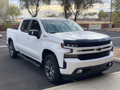 Barricade PNC Side Step Bars; Textured Black (19-25 Silverado 1500 Crew Cab)