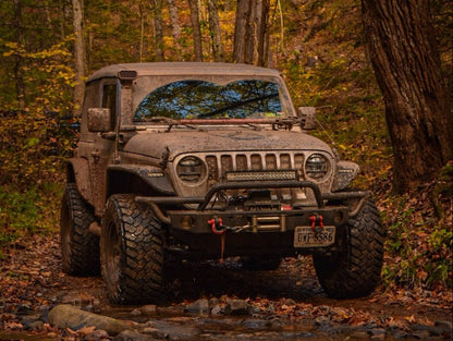 Barricade Tubular Fender Flares with LED DRL and Marker Lights (18-25 Jeep Wrangler JL)