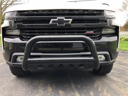 Barricade 3-Inch Bull Bar; Black (19-25 Silverado 1500, Excluding ZR2)