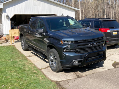 Barricade 3-Inch Bull Bar; Black (19-25 Silverado 1500, Excluding ZR2)