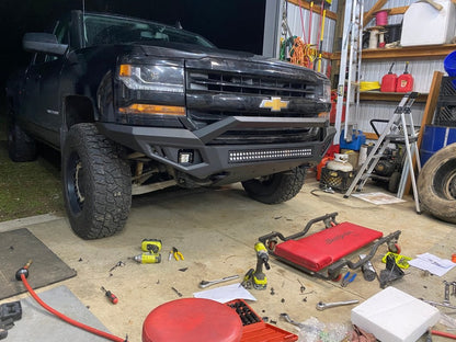 Barricade Skid Plate for Barricade HD Off-Road Front Bumper S112215 Only (14-18 Silverado 1500)