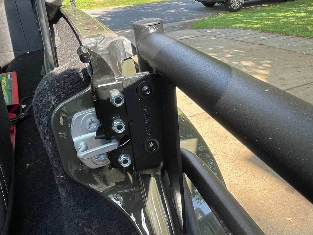 Barricade Tubular Adventure Doors; Rear (07-18 Jeep Wrangler JK 4-Door)