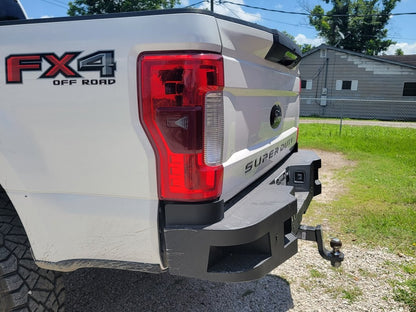 Barricade HD Rear Bumper; Textured Black (17-22 F-250 Super Duty)