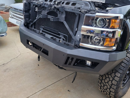 Barricade HD Front Bumper with LED Fog Lights (15-19 Silverado 2500 HD)