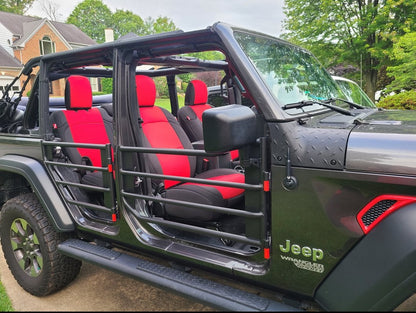 Barricade Tubular Adventure Doors; Front (18-25 Jeep Wrangler JL)