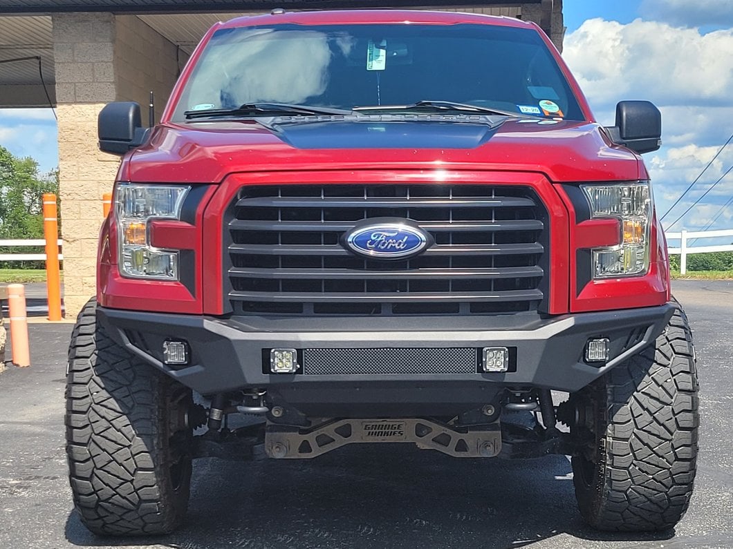 Barricade HD Off-Road Front Bumper with LED Fog Lights (15-17 F-150, Excluding Raptor)