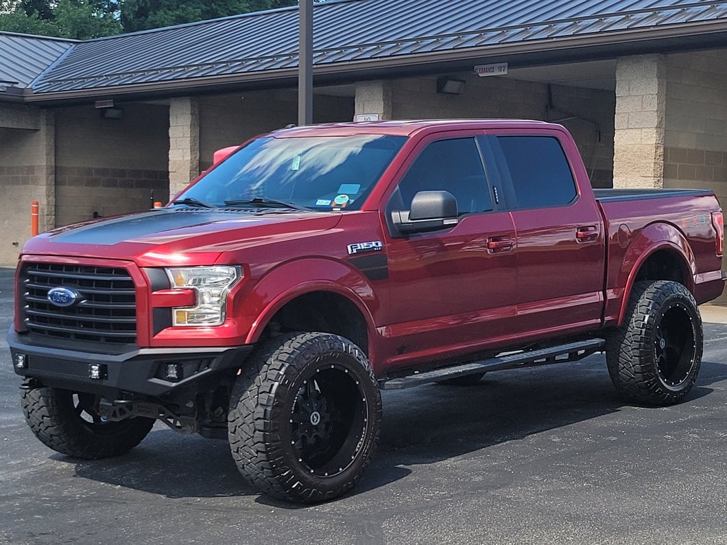 Barricade HD Off-Road Front Bumper with LED Fog Lights (15-17 F-150, Excluding Raptor)