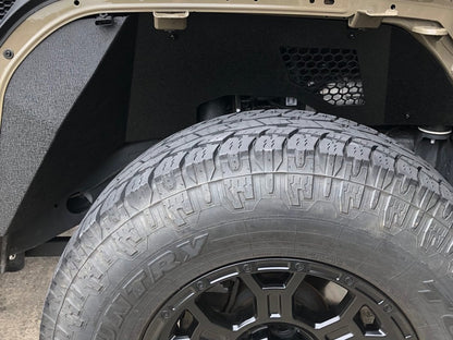 Barricade Aluminum Inner Fender Liners; Front (20-25 Jeep Gladiator JT)