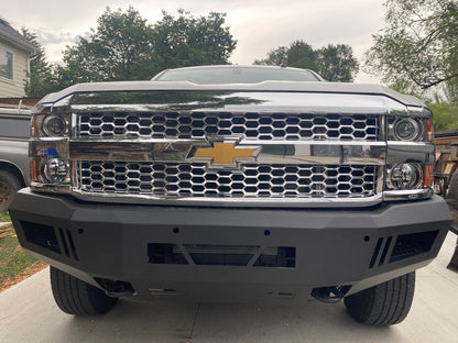 Barricade HD Front Bumper; Textured Black (15-19 Silverado 2500 HD)