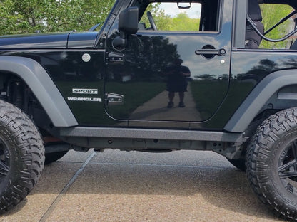 Barricade Rubi Rails; Textured Black (07-18 Jeep Wrangler JK 2-Door)