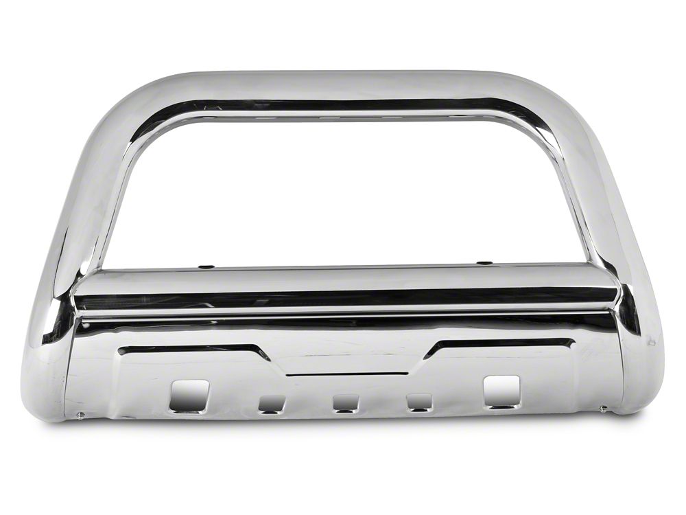 Barricade 3.50-Inch Oval Bull Bar With Formed Skid Plate; Stainless Steel (07-20 Tahoe)